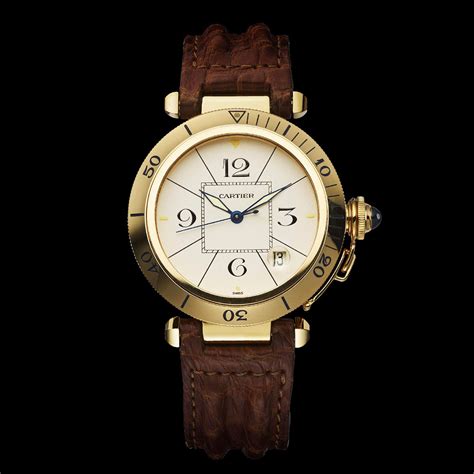 cartier pasha medium|pasha de cartier leather watch.